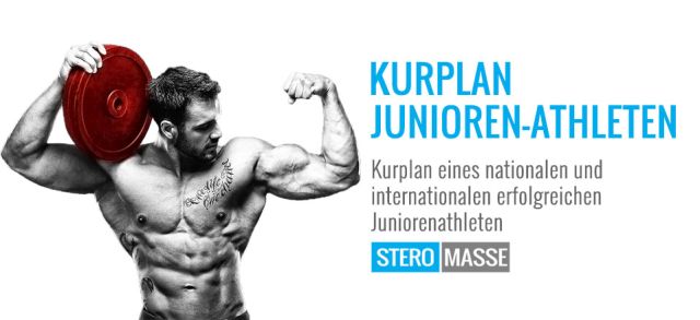Kurplan eines nationalen und internationalen erfolgreichen Juniorenathleten